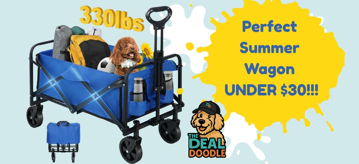 Haulin’ in Style: Foldable Wagon Deal You Won’t Want to Miss!