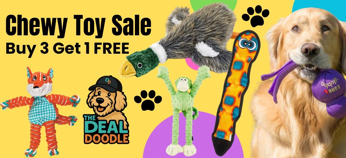 Time to Paws and Play: Chewy’s Buy 3, Get 1 FREE Toy Deal!