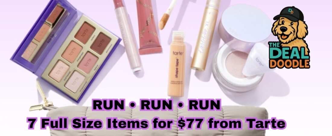Build Your Own Beauty Bag with Tarte — 7 Full-Size Items for $77! 💄