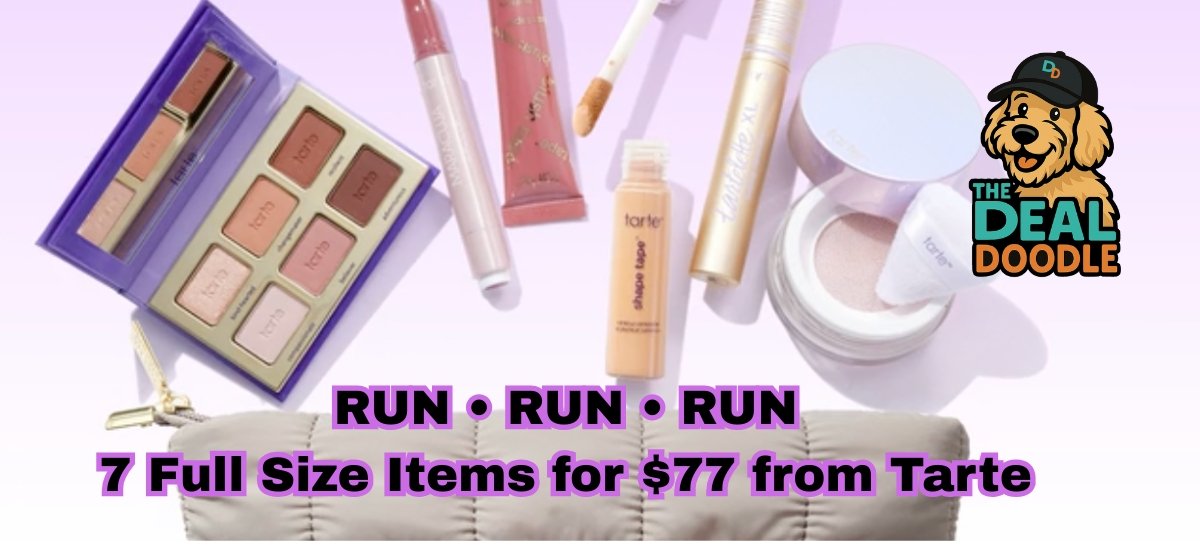 Build Your Own Beauty Bag with Tarte — 7 Full-Size Items for $77! 💄