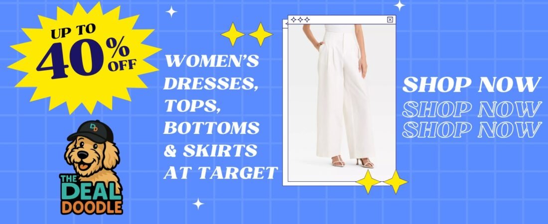 🛍️ Target Alert: Up to 40% Off Women’s Clothing — Perfect Time to Treat Yourself!