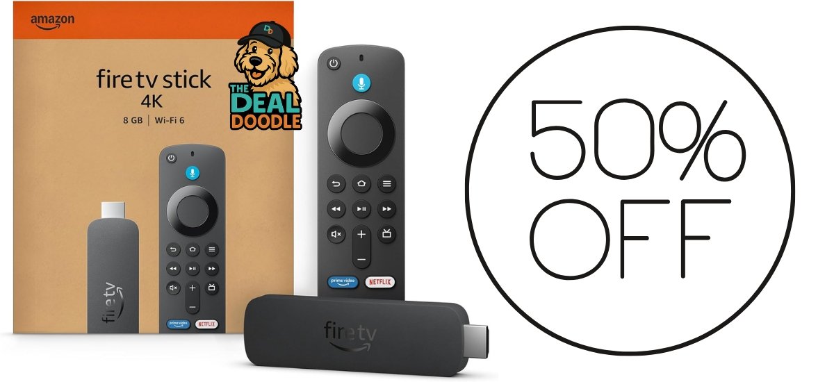 🎬🐾 Hot Buy: Amazon Fire TV Stick 4K — 50% Off!