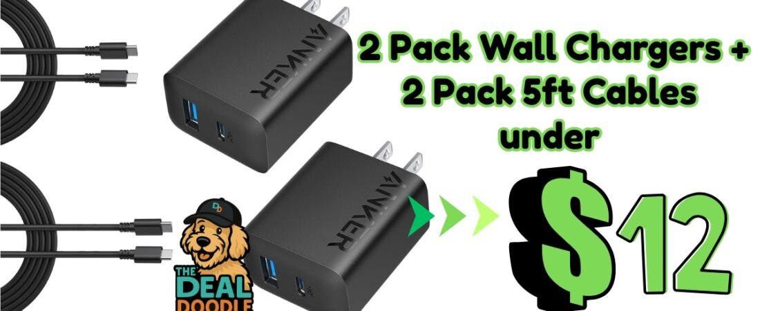 Snag This 2-Pack Wall Charger Deal Before It’s Gone! 🔌📱