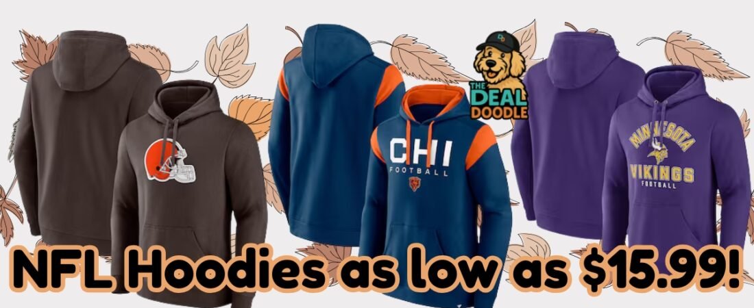 🏈 NFL Hoodies on Sale – As Low as $15.99! 🏈