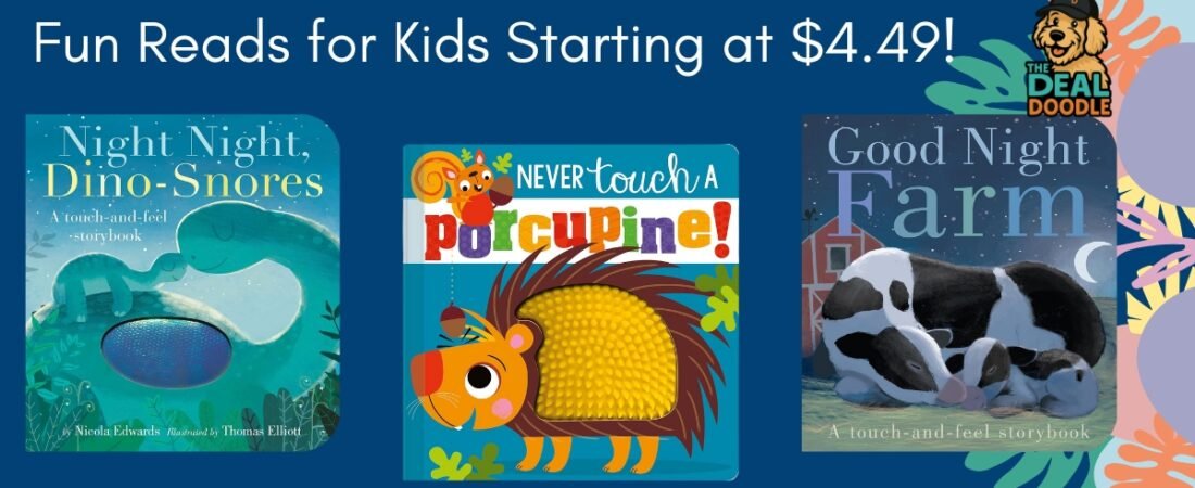 Touch & Feel Books on Sale — Fun Reads for Kids Starting at $4.49!