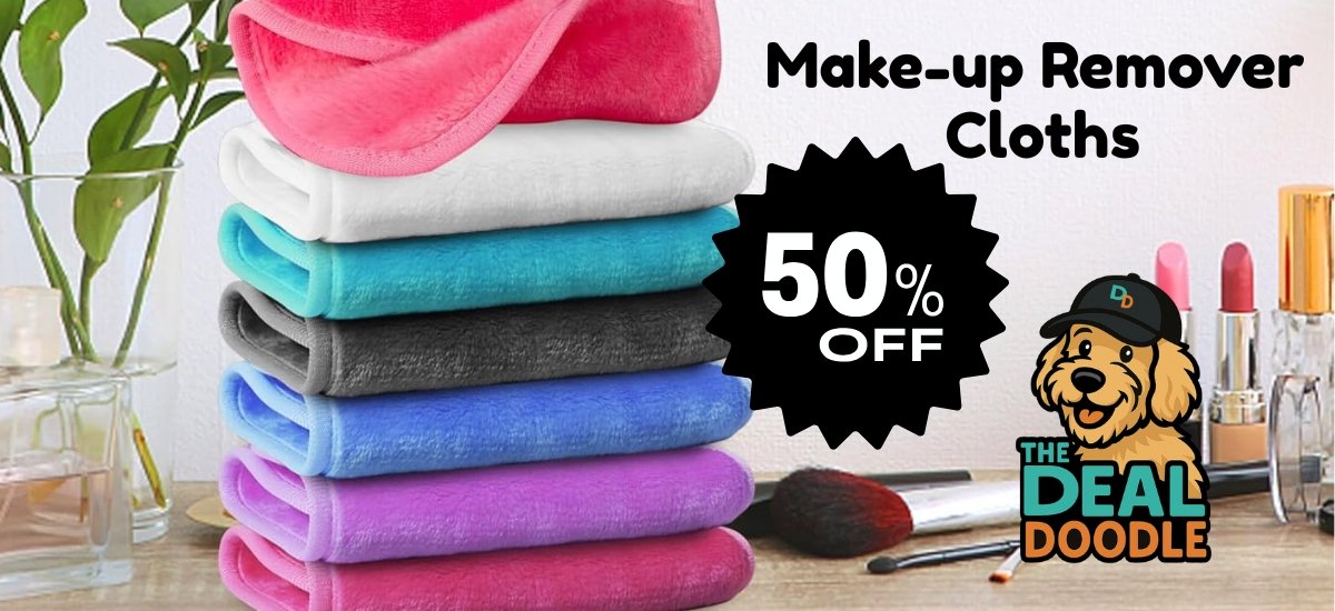 🐾 Beauty Steal: 7-Pack Makeup Remover Cloths Just $6.99 on Amazon!