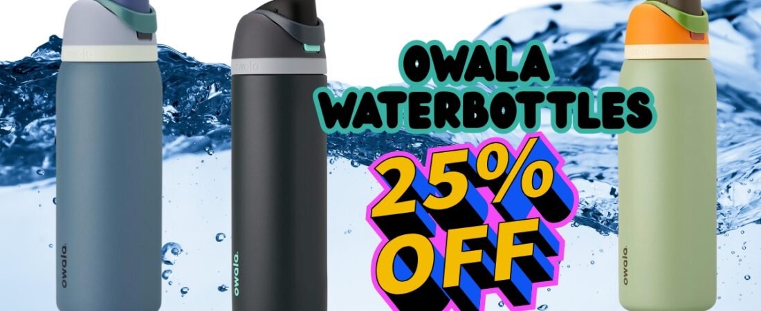 Owala FreeSip Insulated Stainless Steel Water Bottle ONLY $29.99 (Reg. $39.99)
