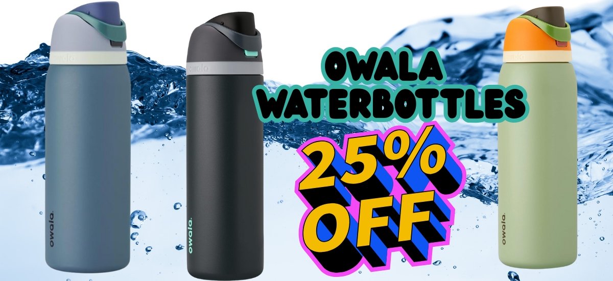 Owala FreeSip Insulated Stainless Steel Water Bottle ONLY $29.99 (Reg. $39.99)