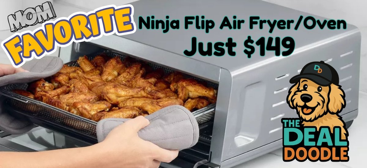 Ninja Flip Toaster Oven & Air Fryer ONLY $149.99 (Reg. $219.99) at Target 🐾 Mom’s Favorite Kitchen Appliance!