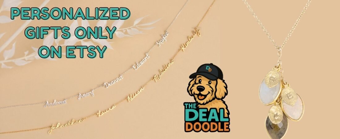 ✨ Personalized Birthstone & Name Necklaces on Etsy – Perfect Gift Finds! 🐾