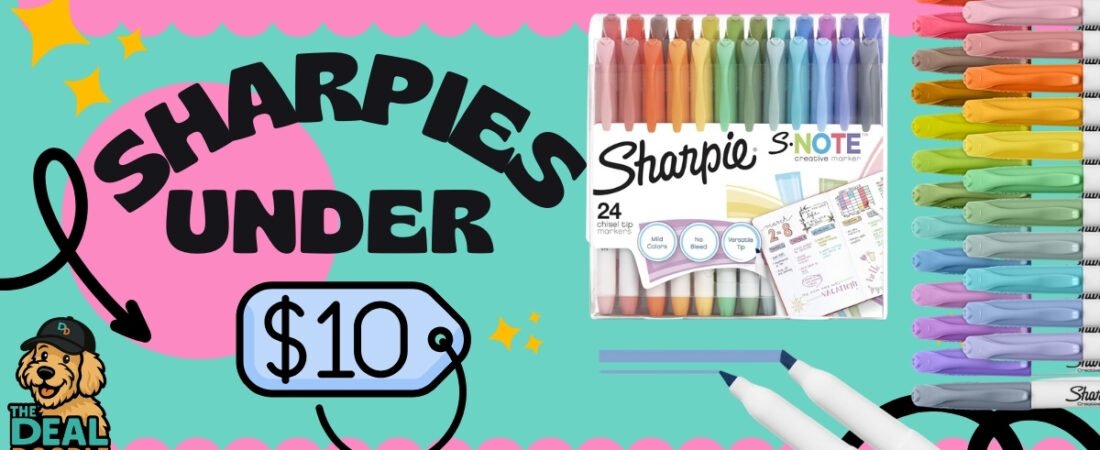 Sharpie S-Note Creative Markers 24-Count Just $9.06 (Reg. $21.99)