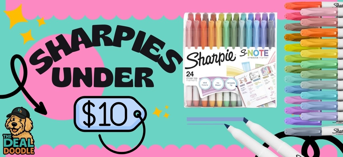 Sharpie S-Note Creative Markers 24-Count Just $9.06 (Reg. $21.99)