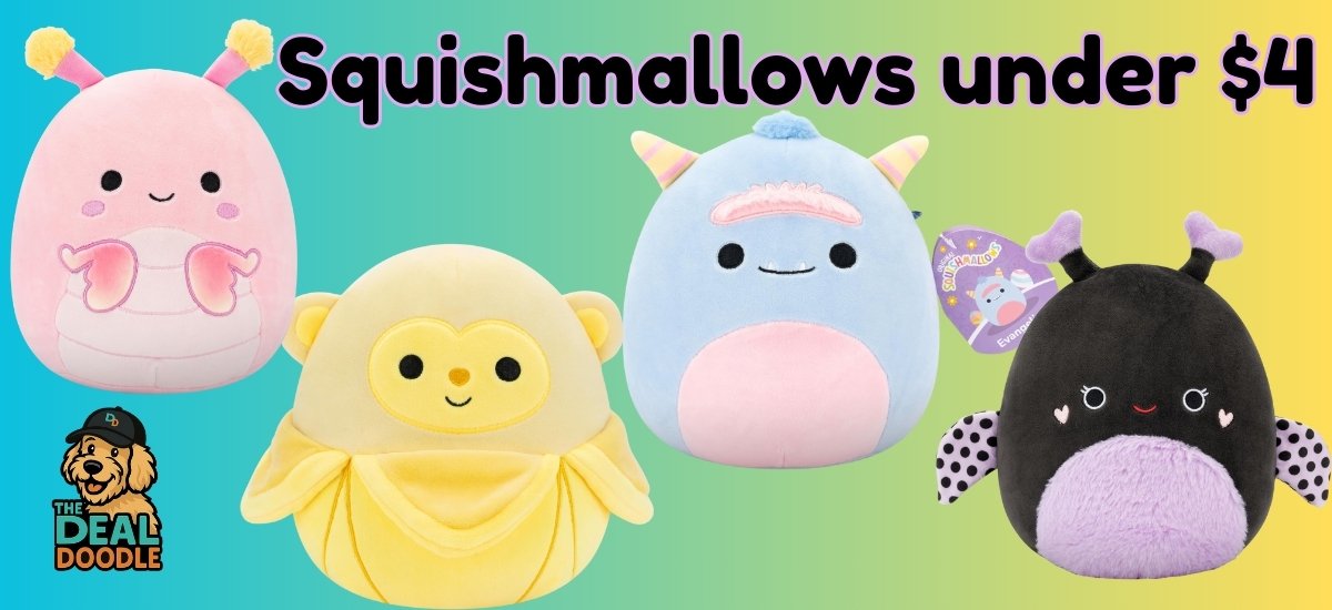 Hot Squishmallow Deal – Score 5 for Just $18.10 on Amazon! 🐶💖