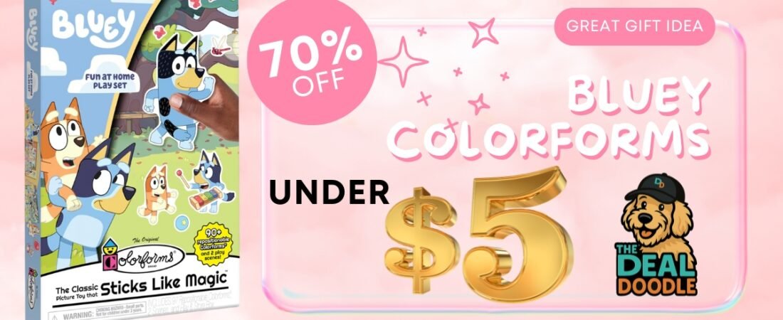 Bluey Colorforms Set Only $4.66 on Amazon (Reg. $14.99) — Perfect Stocking Stuffer! 🐾💙