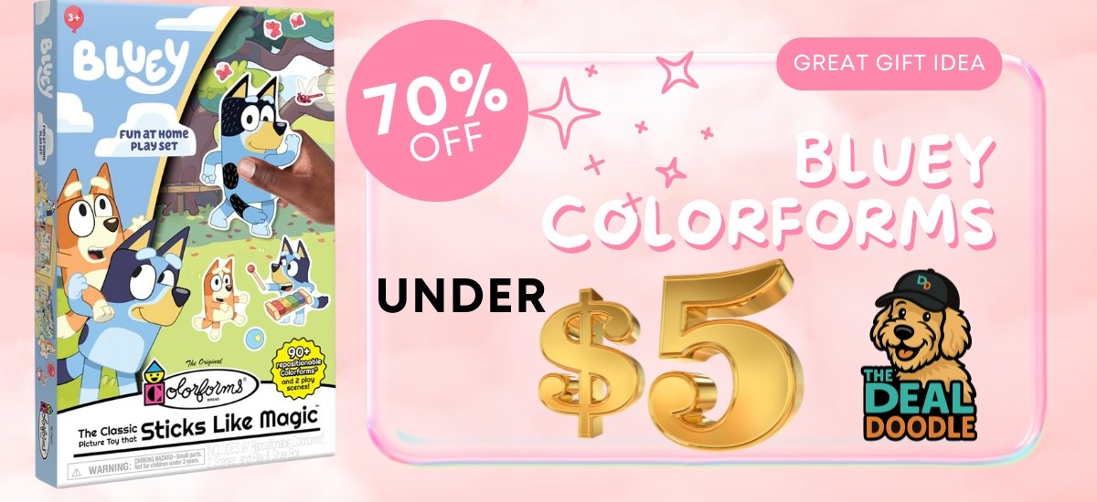 Bluey Colorforms Set Only $4.66 on Amazon (Reg. $14.99) — Perfect Stocking Stuffer! 🐾💙