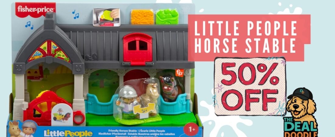 Saddle Up! Fisher-Price Little People Horse Stable Nearly 50% Off on Amazon