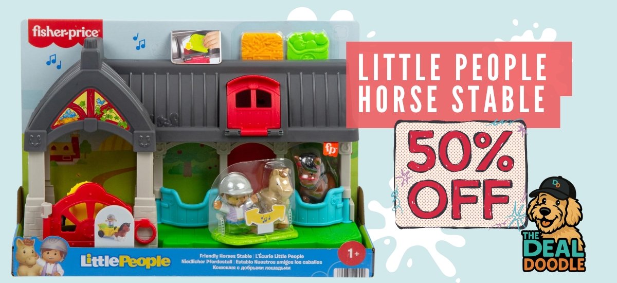 Saddle Up! Fisher-Price Little People Horse Stable Nearly 50% Off on Amazon