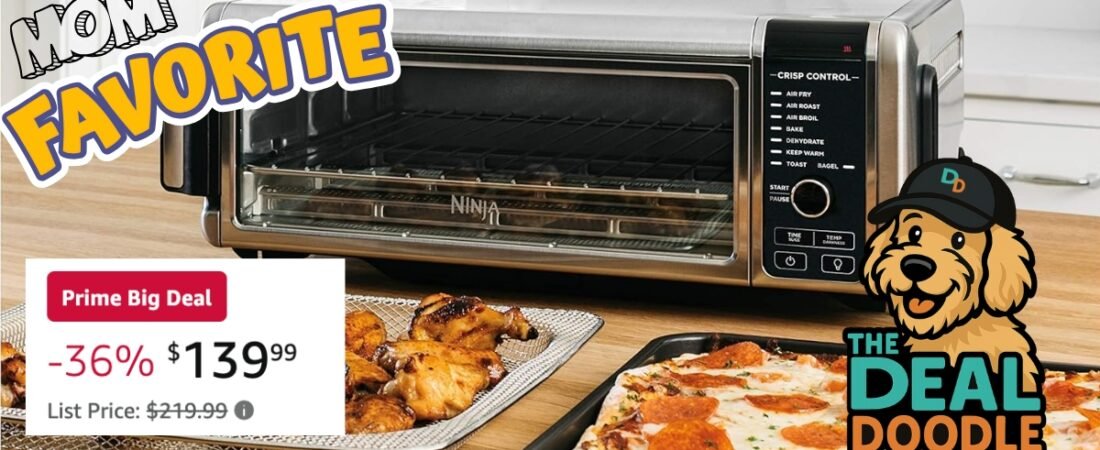 Ninja Flip Toaster Oven & Air Fryer ONLY $139.99 (Reg. $219.99) on Amazon 🐾 Mom’s Favorite Kitchen Appliance!