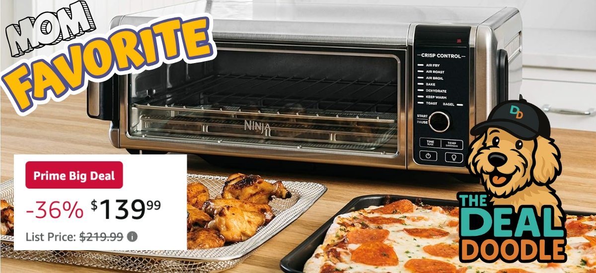 Ninja Flip Toaster Oven & Air Fryer ONLY $139.99 (Reg. $219.99) on Amazon 🐾 Mom’s Favorite Kitchen Appliance!