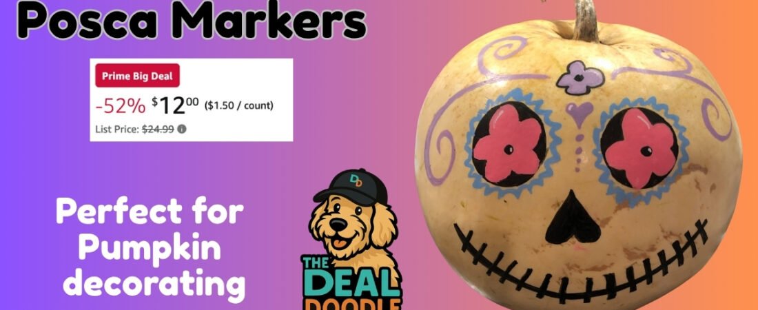 🎃 Cooper’s Tip: Skip the Mess and Paint with Posca! 🖊️