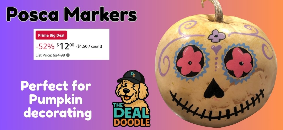 🎃 Cooper’s Tip: Skip the Mess and Paint with Posca! 🖊️