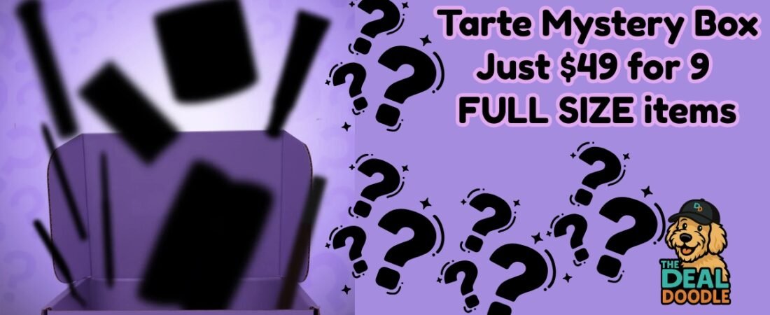 🐾 Tarte Mystery Box Just $49 ($250 Value)