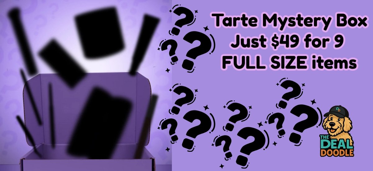 🐾 Tarte Mystery Box Just $49 ($250 Value)