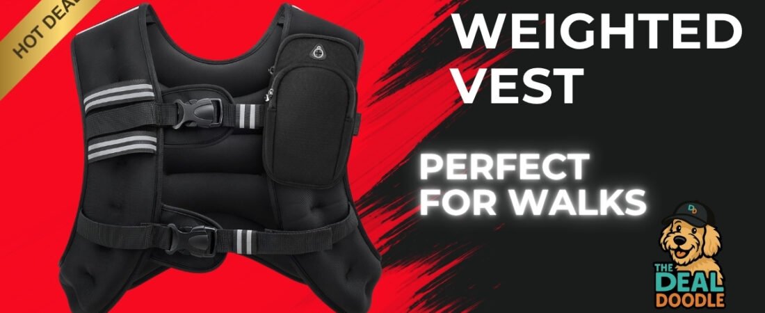 💪🐾 Cooper’s Fitness Find: Level Up Your Walks with This ZELUS Weighted Vest!