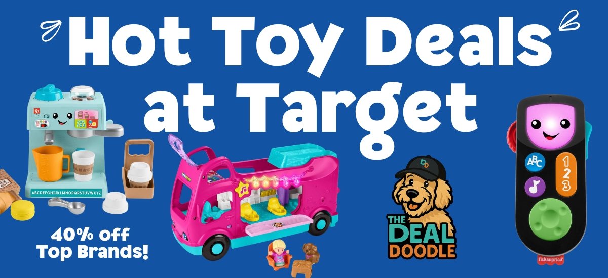 🐾 Hot Target Toy Deals! Save 40% on Fisher-Price, Little People & Imaginext (Today Only!)