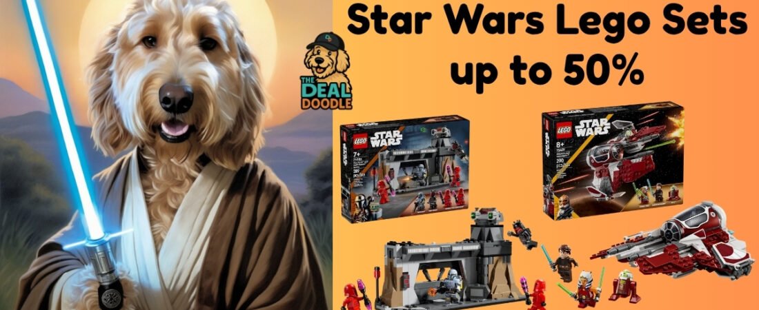 🚀 LEGO Star Wars Sets Up to 50% Off on Amazon — Cooper Says “Use the Force… of Savings!” 🐾✨