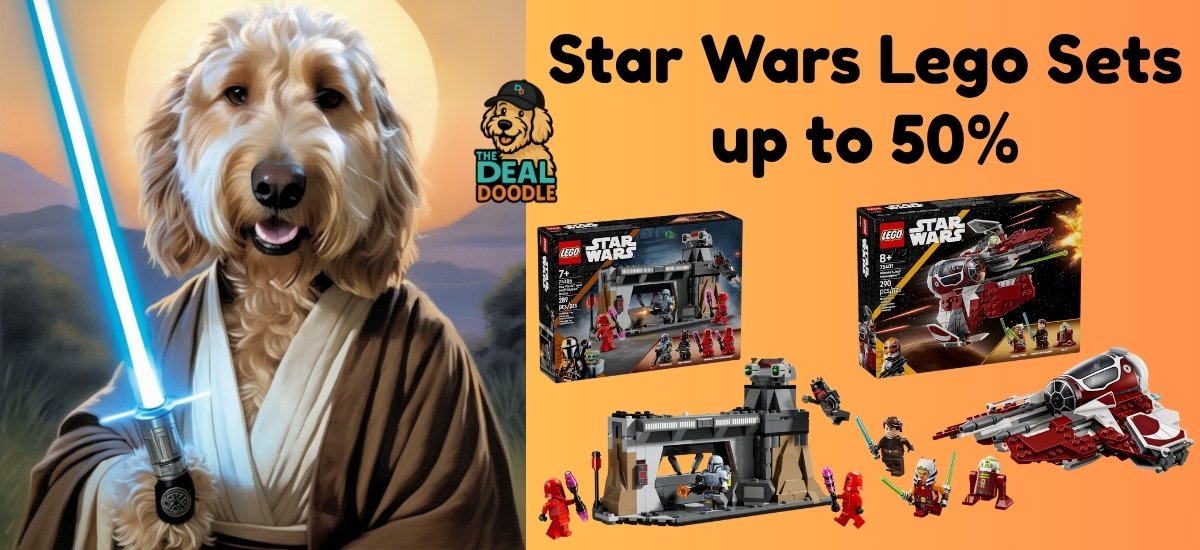 🚀 LEGO Star Wars Sets Up to 50% Off on Amazon — Cooper Says “Use the Force… of Savings!” 🐾✨
