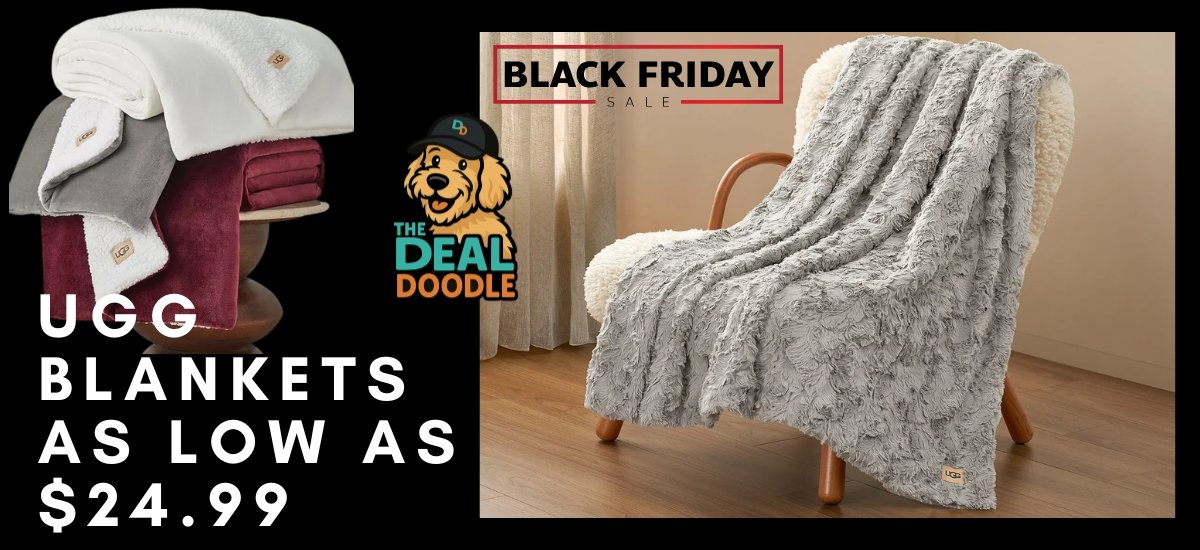 🛏️ UGG Blankets as Low as $24.99 at Macy’s! (Black Friday Deal!)