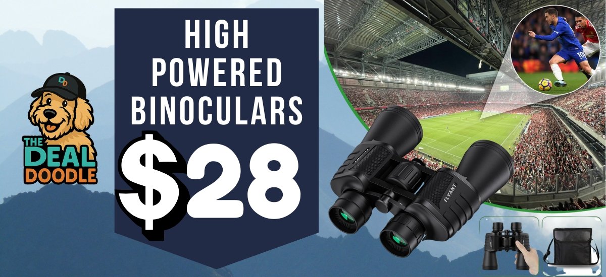 🐶🔭 20×50 High-Powered Binoculars Over 50% Off on Amazon!