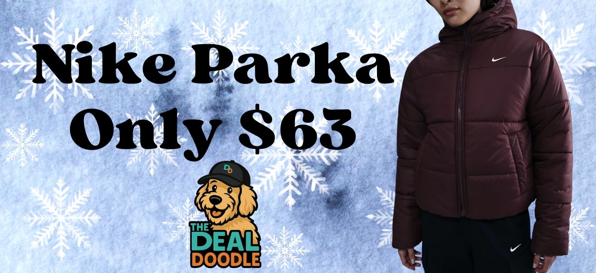 🧥 Stay Warm This Winter! Nike Therma-FIT Puffer Jacket ONLY $63.73 🐾