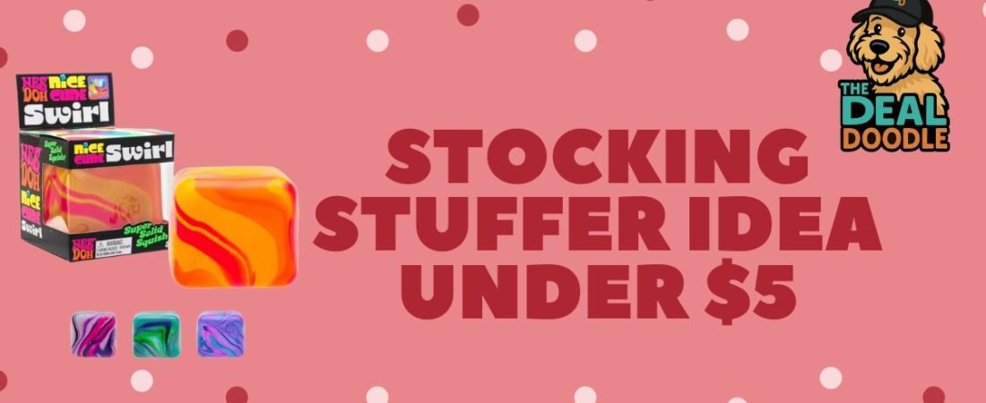 🎄 Stocking Stuffer Win! NeeDoh Swirl Nice Cube ONLY $4.97 at Walmart 🐾