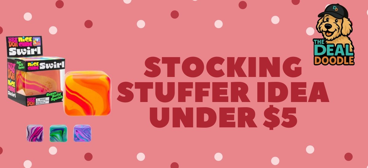 🎄 Stocking Stuffer Win! NeeDoh Swirl Nice Cube ONLY $4.97 at Walmart 🐾