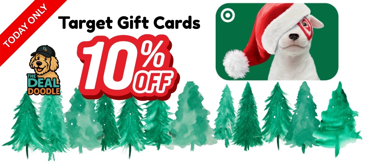 🐾 Target Circle Members! Save 10% on Target Gift Cards — Today Only!