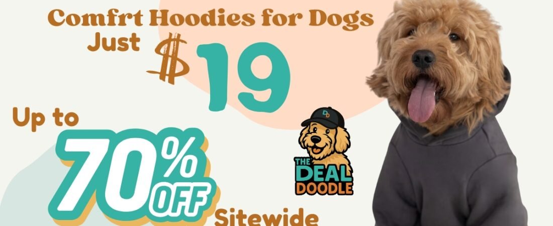 🐾 Comfrt Dog Hoodies as low as $19 🐾