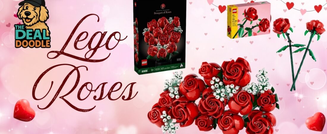 🌹 LEGO Roses Deal! A Fun Gift for LEGO Fans & Valentine’s Day 🐾
