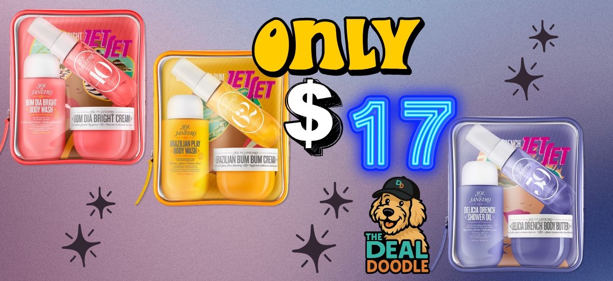 🐾🌴 Sol de Janeiro Jet Set minis for just $17 🌴🐶