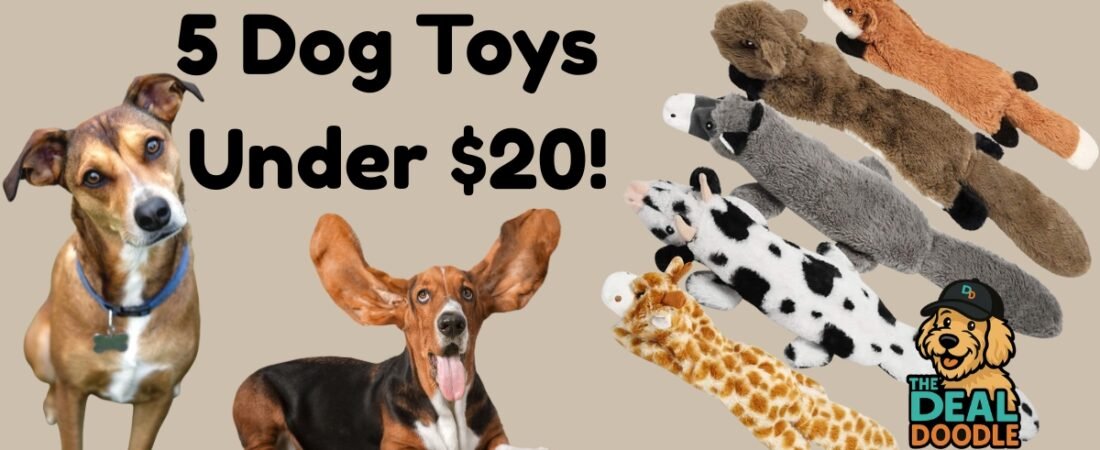 🐾🔥 5 Dog Toys for $18.99 🔥🐶