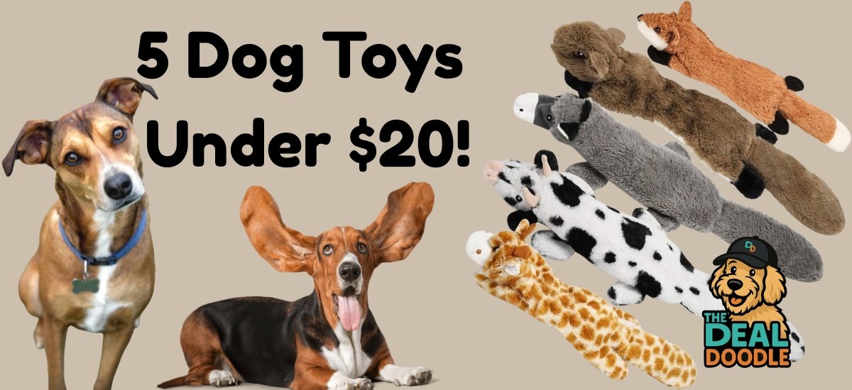 🐾🔥 5 Dog Toys for $18.99 🔥🐶