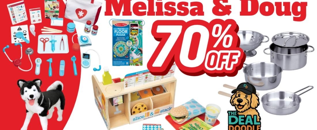 Melissa & Doug Deals on Amazon: Up to 70% Off Pretend Play Favorites 🐾🎁