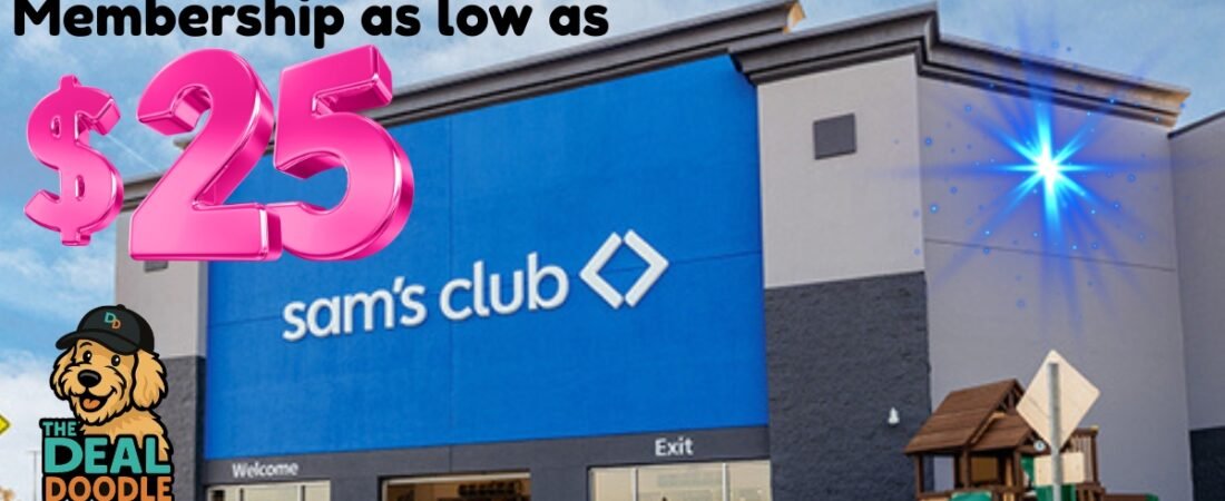 🐾 50% off Sam’s Club Membership 🛒🐶