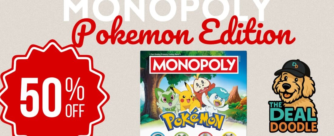 🍿🎬 Pokemon Monopoly 49% Off
