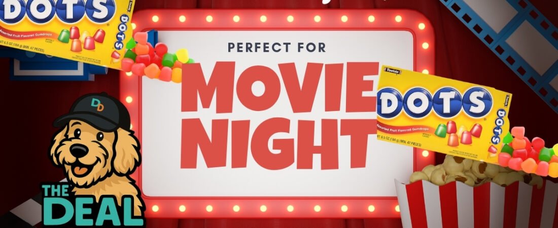 🍿🎬 Movie Night Just Got Sweeter: 12 Pack DOTS just $9.60