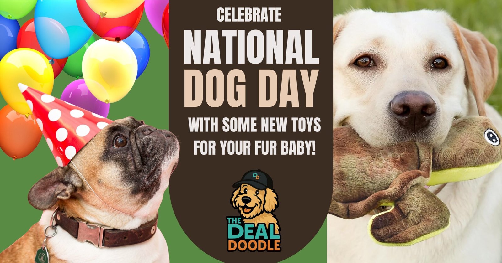 ๐พ๐ HAPPY NATIONAL DOG DAY! ๐ถโค๏ธ